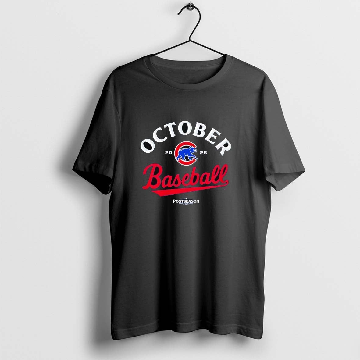 Original October Baseball Chicago Cubs 2025 Mlb Postseason Long