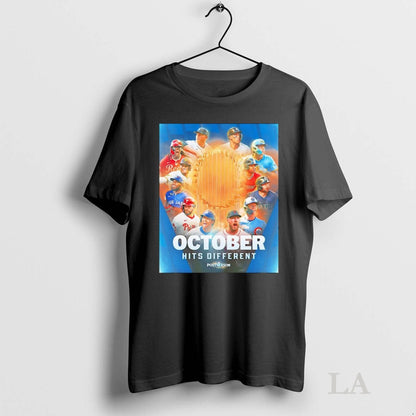 Original October Hits Different 2025 Postseason Players Sweatshirt