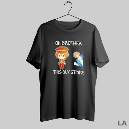 Original Oh Brother This Guy Stinks Anime Shirt Authentic Look