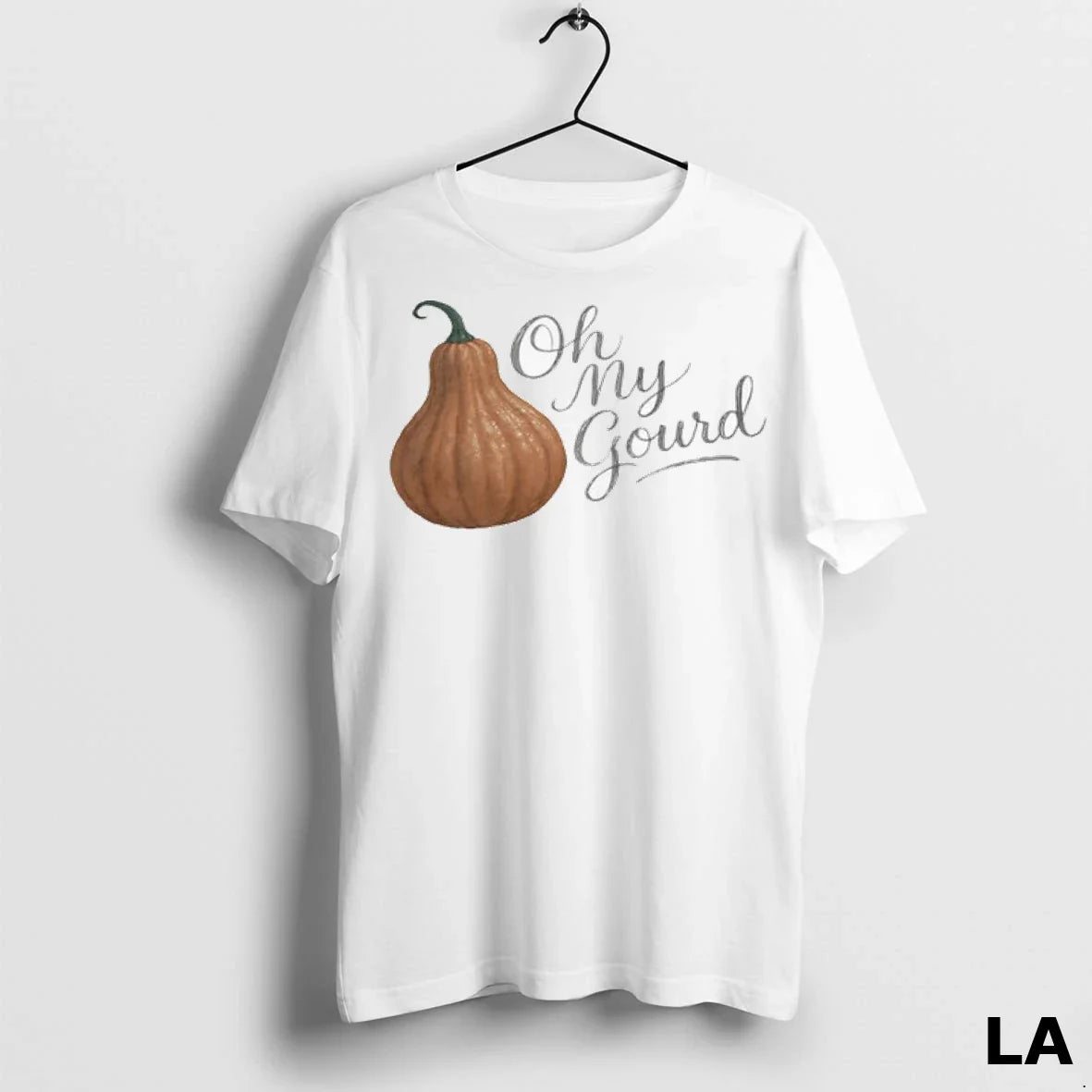 Original Oh My Gourd Pumpkin Halloween Ladies Long Sleeve Elegant Art