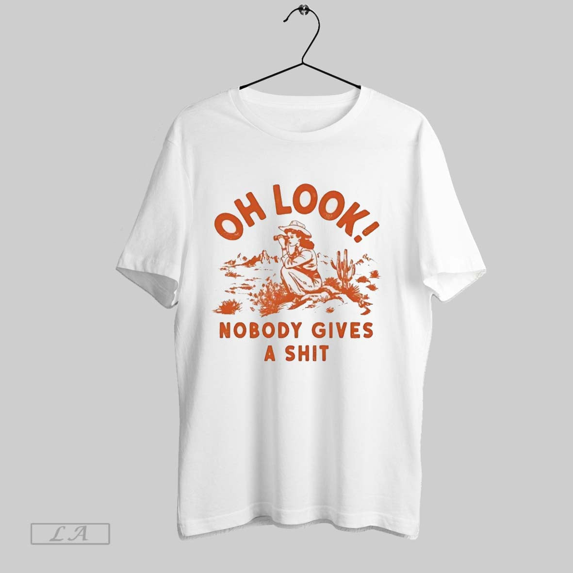 Original Oh Nobody Gives Shit Shirt Vintage Design