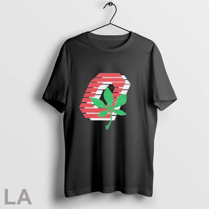 Original Ohio State Buckeyes Leaf Logo TShirt Retro Art