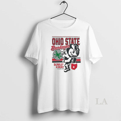 Original Ohio State Buckeyes Scarlet And Gray 2025 Tank Top Stylish