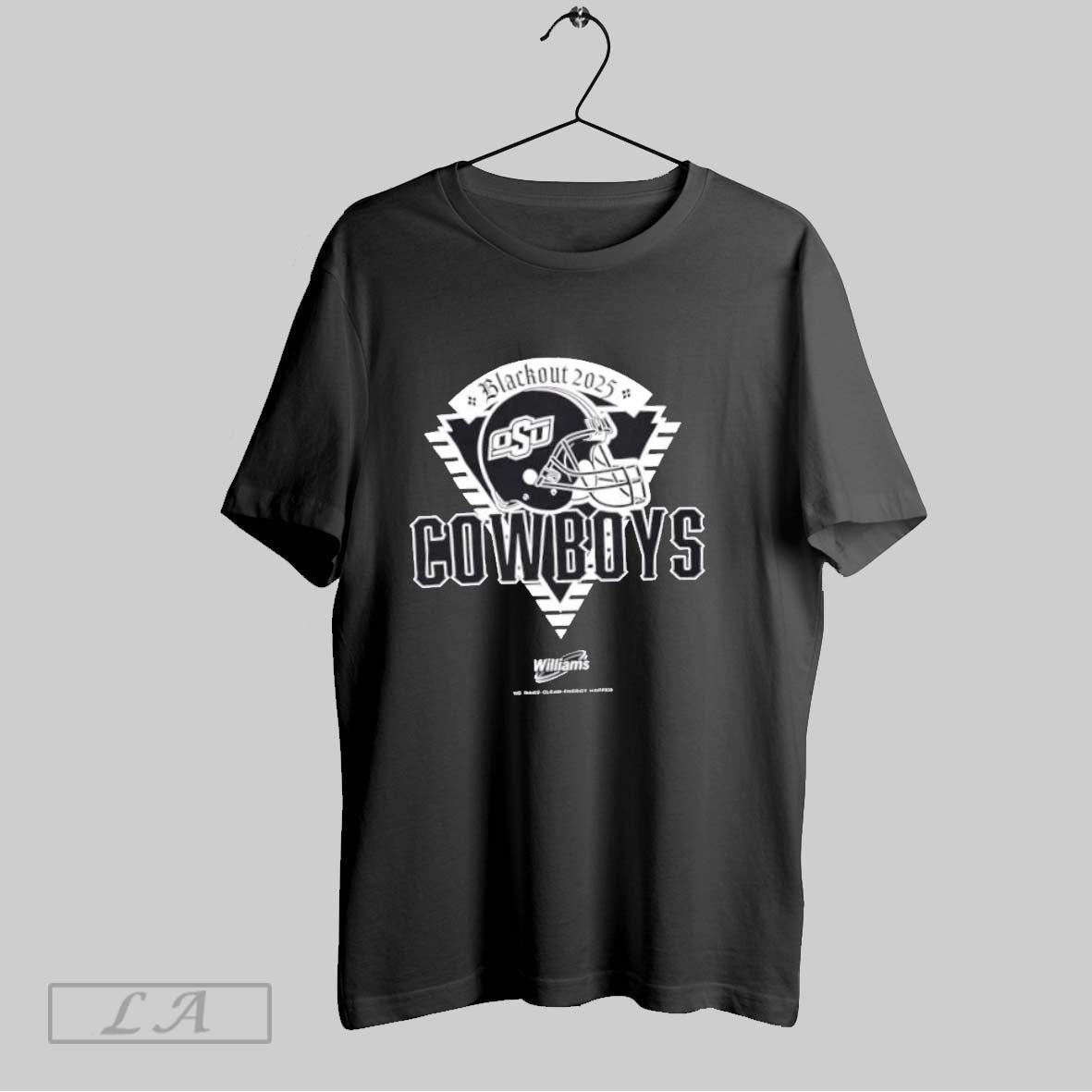 Original Oklahoma State Cowboys Blackout 2025 Long Sleeve Classic