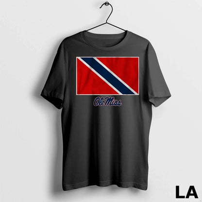 Original Ole Miss Football Trinidad And Tobago Flag Long Sleve Long