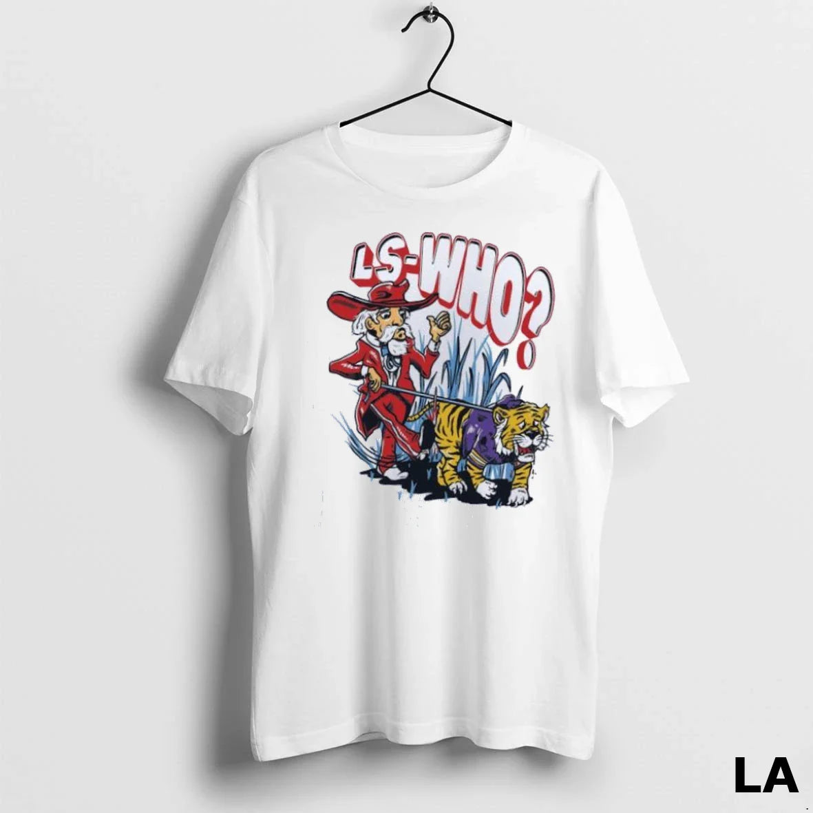 Original Ole Miss Rebels Beat Lsu Tiger Mascot Ls Who Long Sleeve