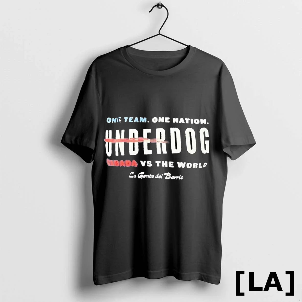 Original One Team One Nation Underdog Canada Vs World Tank Top
