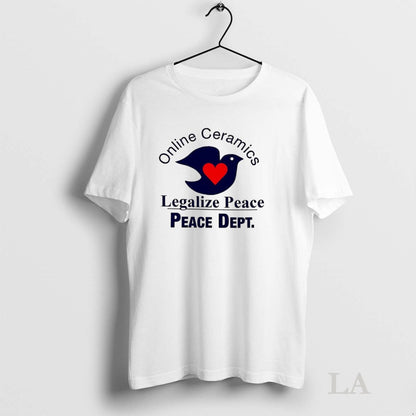 Original Online Ceramics Legalize Peace Peace Dept Dove Heart