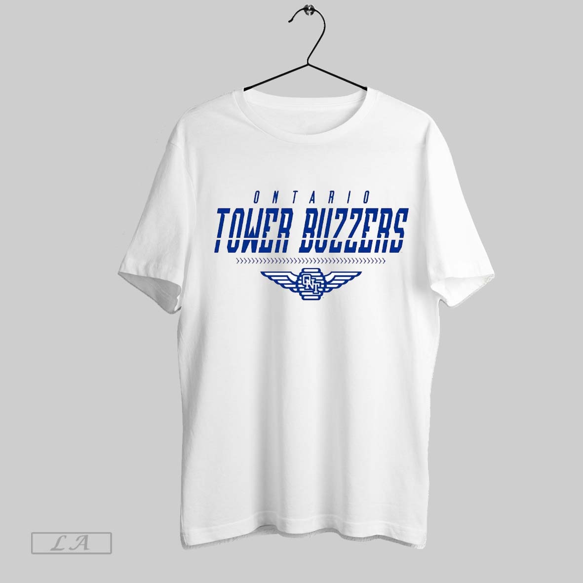Original Ontario Tower Buzzers Wings Logo Tee Premium Art