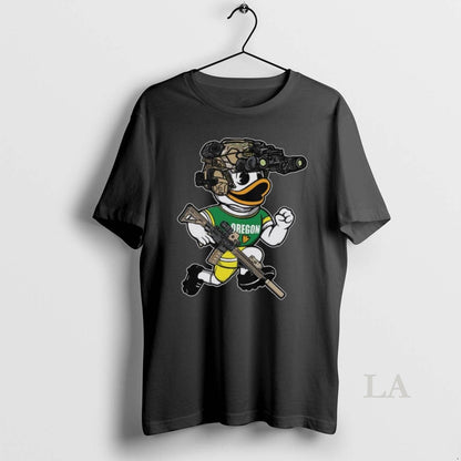 Original Oregon Duck Mascot Gun Otx 2025 Long Sleve Shirt Trendy Look