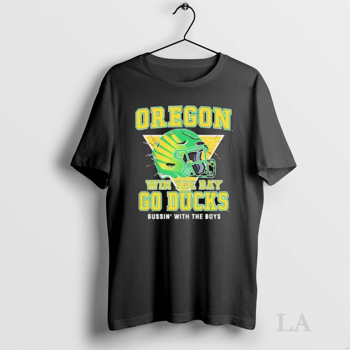 Original Oregon Ducks Win Day Go Ducks Bussin Helmet Logo Tee