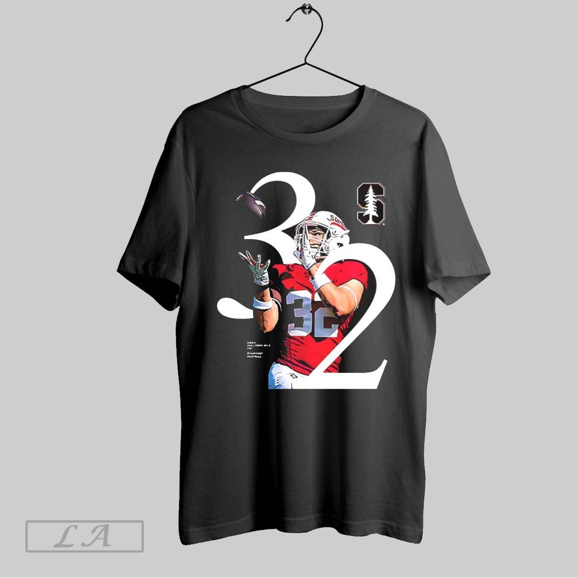 Original Owen Van Loben Sels Number 32 Stanford Cardinal Football