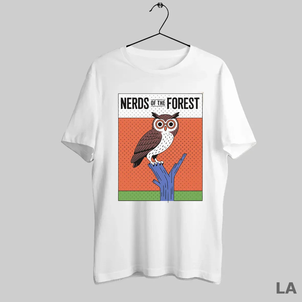 Original Owl Nerds Forest TShirt Modern Collection