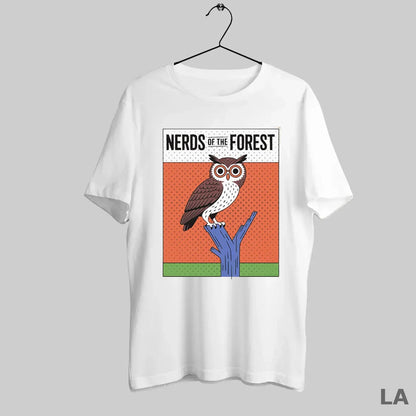 Original Owl Nerds Forest TShirt Modern Collection