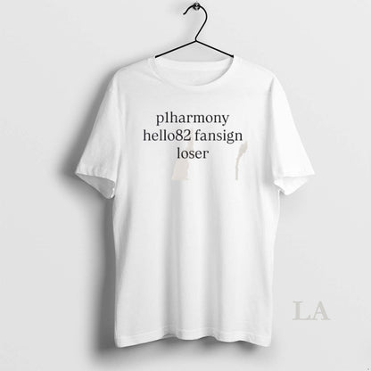 Original P1Harmony Hello82 Fansign Loser TShirt Exclusive Outfit