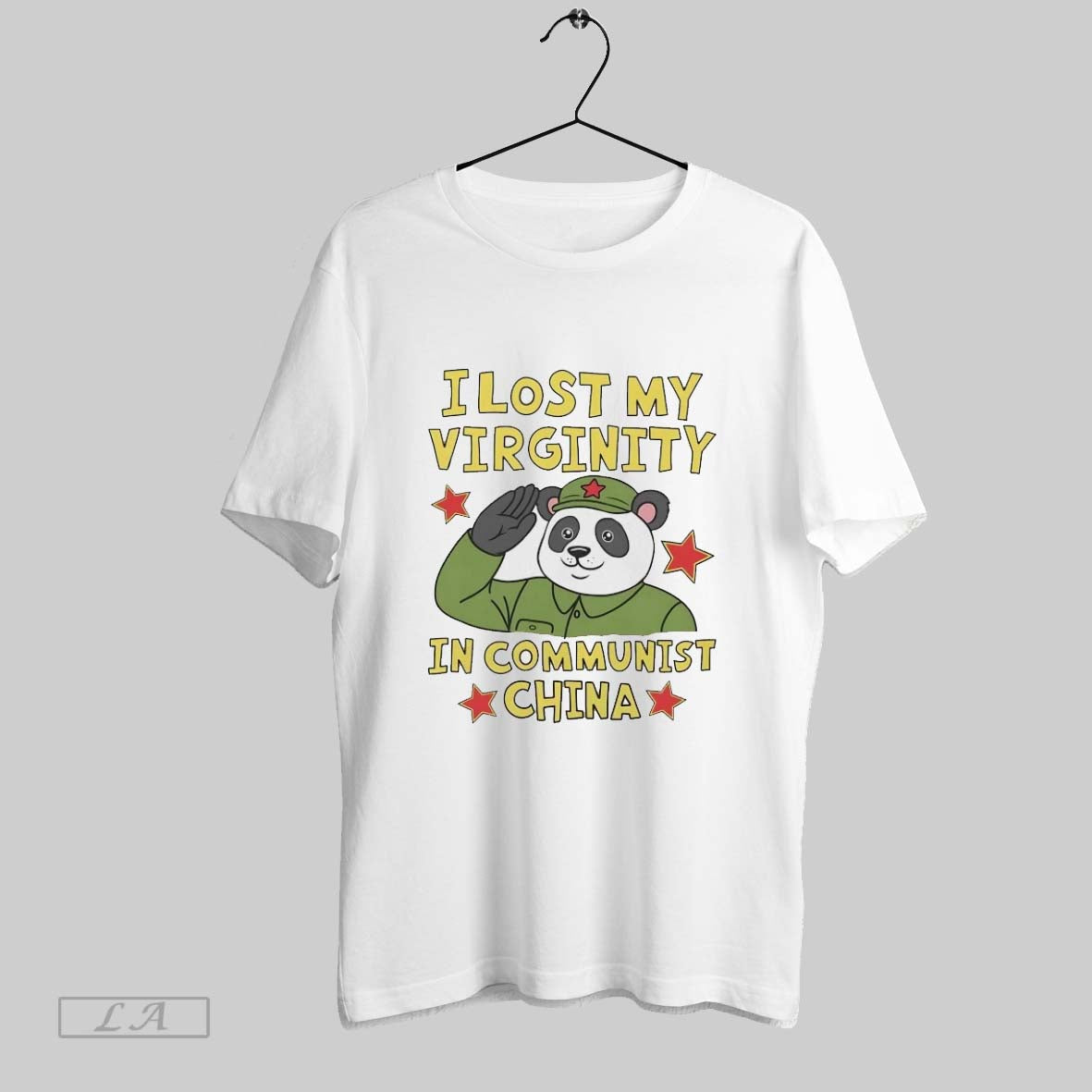 Original Panda I Lost My Virginity Communist China Tee Classic Apparel