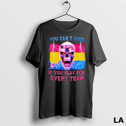 Original Pansexual Skull You Cant Lose If You Play Every Team Tee