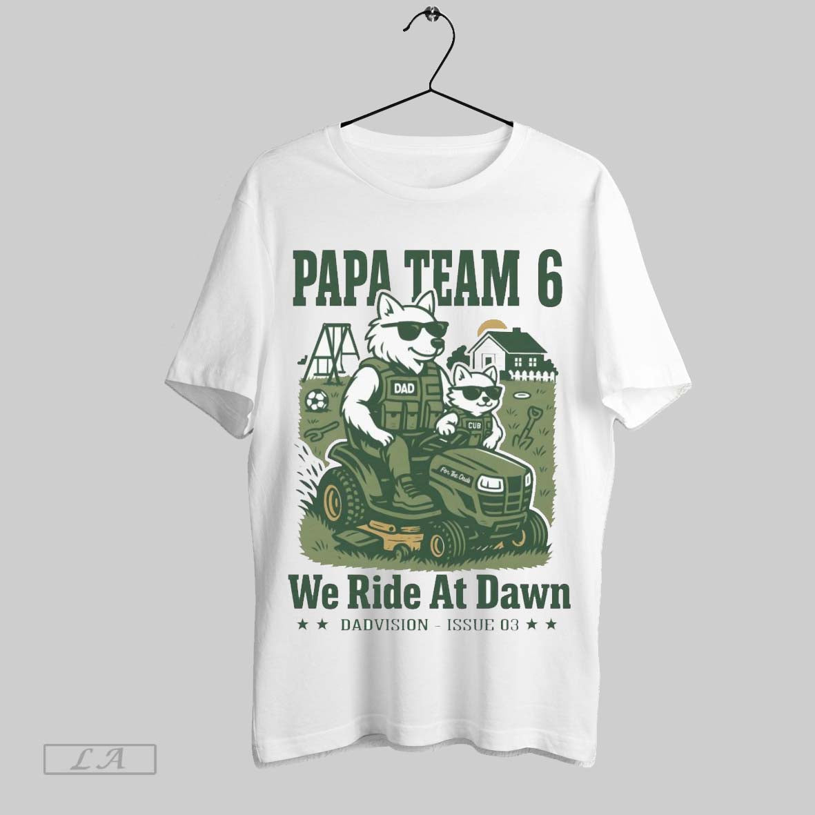 Original Papa Team 6 We Ride Dawn Dadvision Issue 03 Painting Long