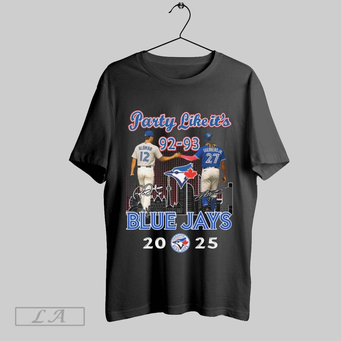 Original Party Like Its 92 93 Blue Jays 2025 Signatures Hoodie