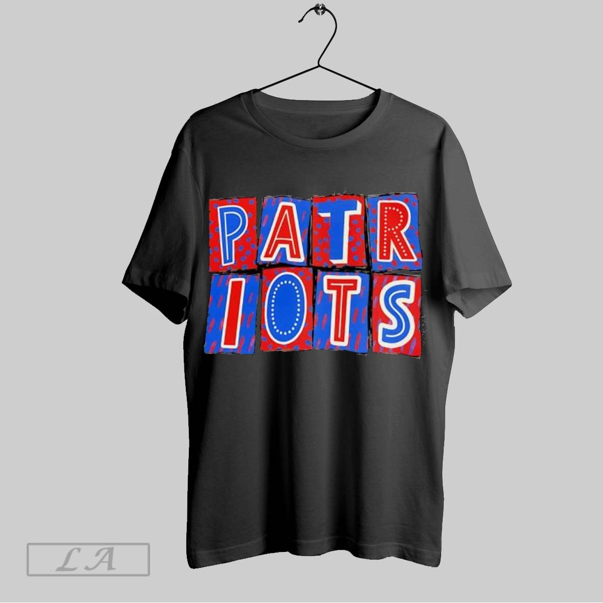 Original Patriots Text Hoodie Designer Art