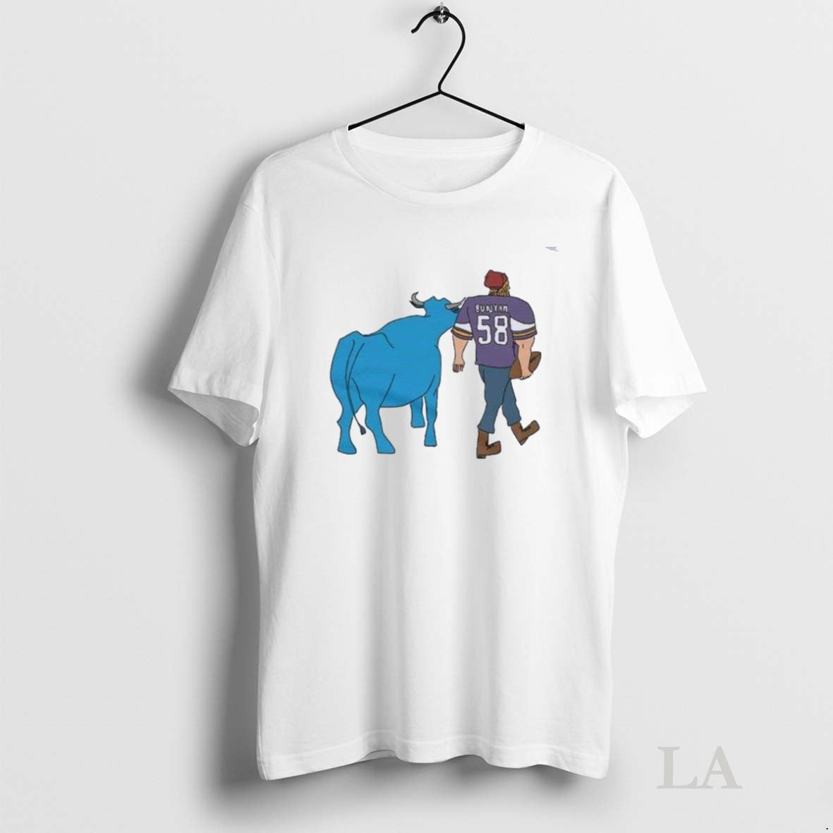 Original Paul Bunyan And Babe Blue Ox Vikings TShirt Trendy Art
