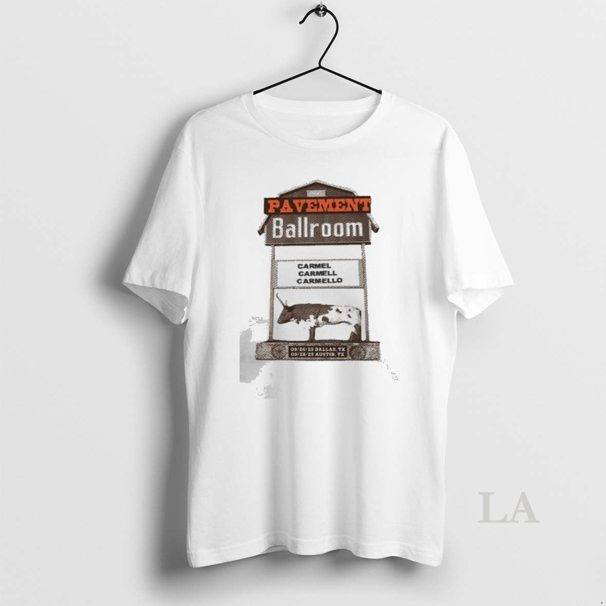 Original Pavement Tour Texas 2025 Longhorn Ballroom Dallas Tee
