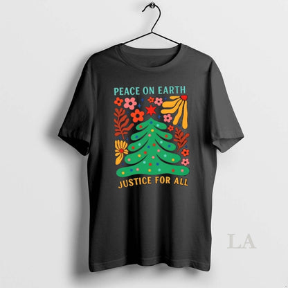 Original Peace Earth Justice All Tree TShirt Modern Gift