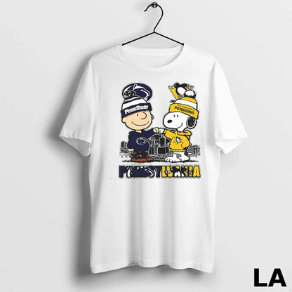 Original Penn State Nittany Lions X Pittsburgh Penguins Snoopy Long