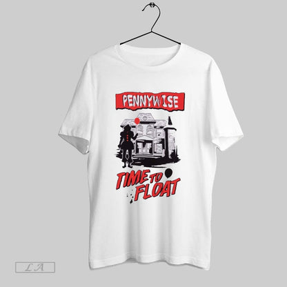 Original Pennywise Time To Float Halloween Tee Exclusive Art