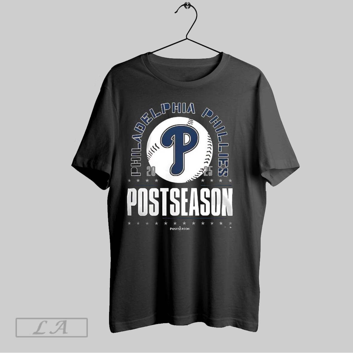 Original Philadelphia Phillies 2025 Mlb Postseason Logo V Neck Hoodie