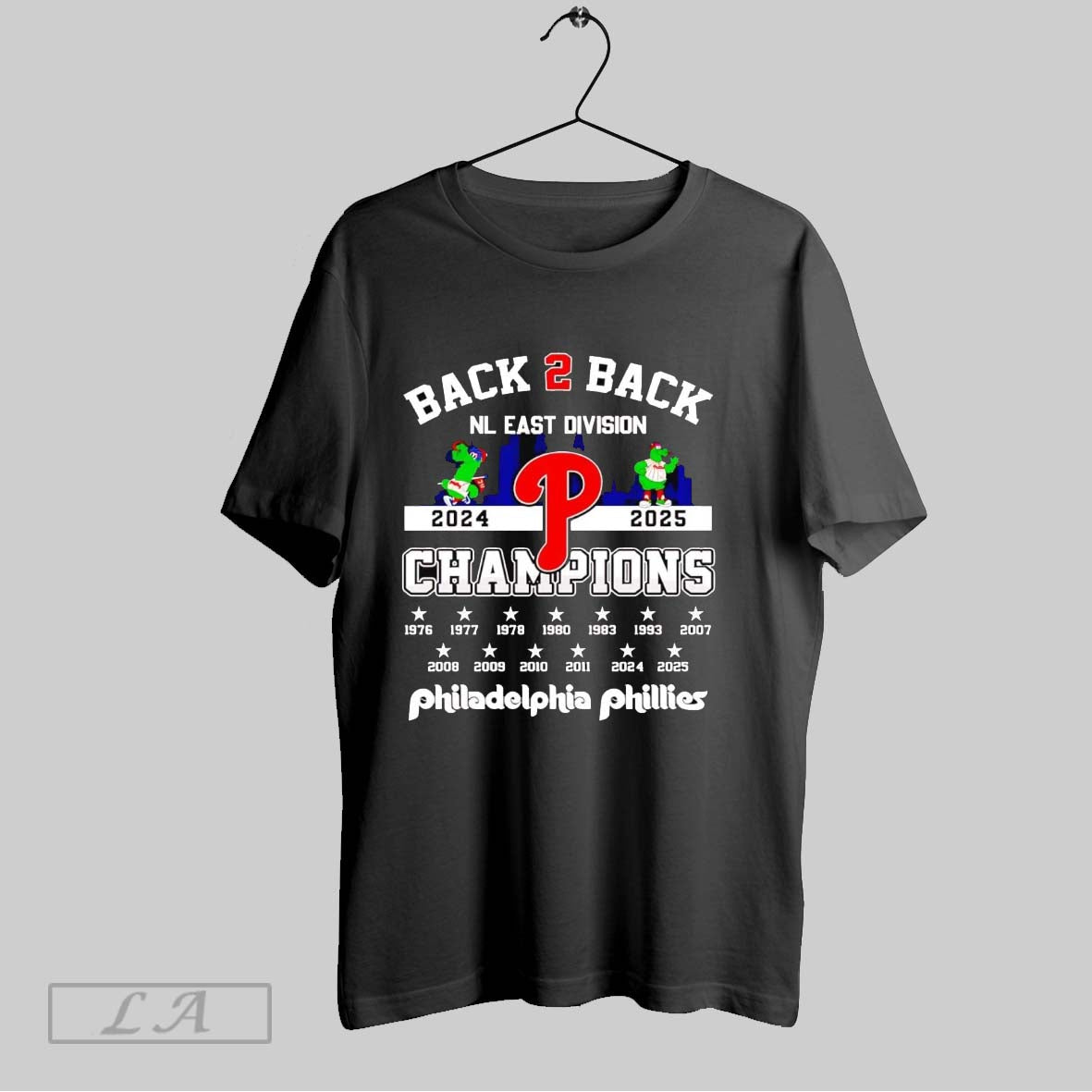 Original Philadelphia Phillies 2025 Back 2 Back Nl East Division