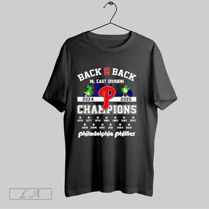 Original Philadelphia Phillies 2025 Back 2 Back Nl East Division