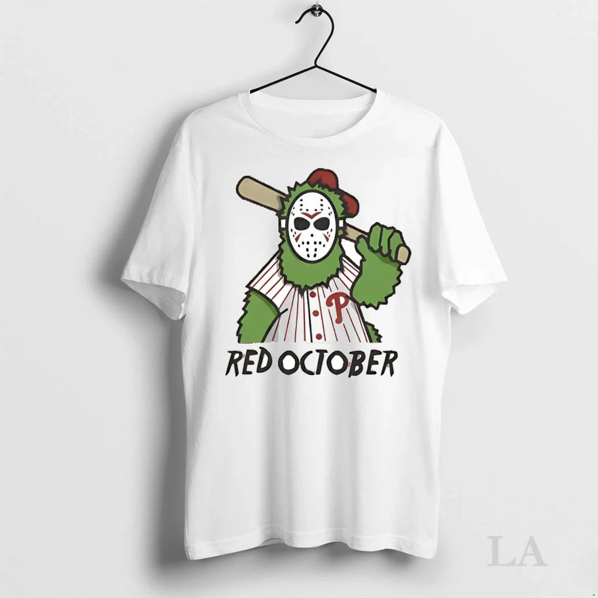 Original Philadelphia Phillies Phanatic Jason Voorhees Red October