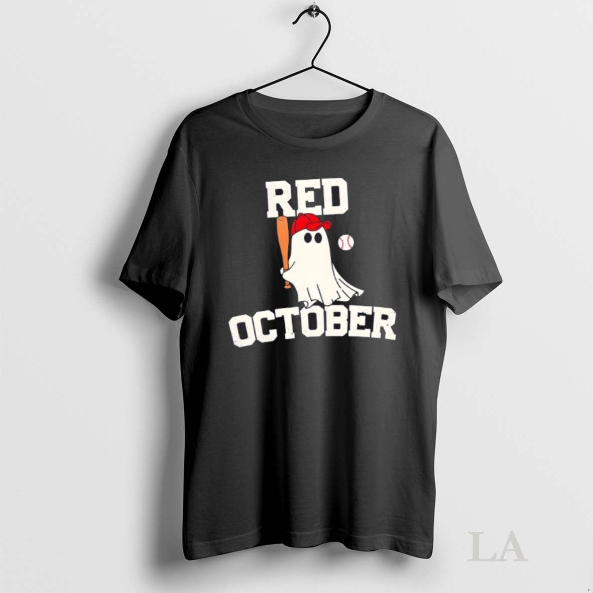 Original Philadelphia Phillies Red October Halloween Ghost Playing