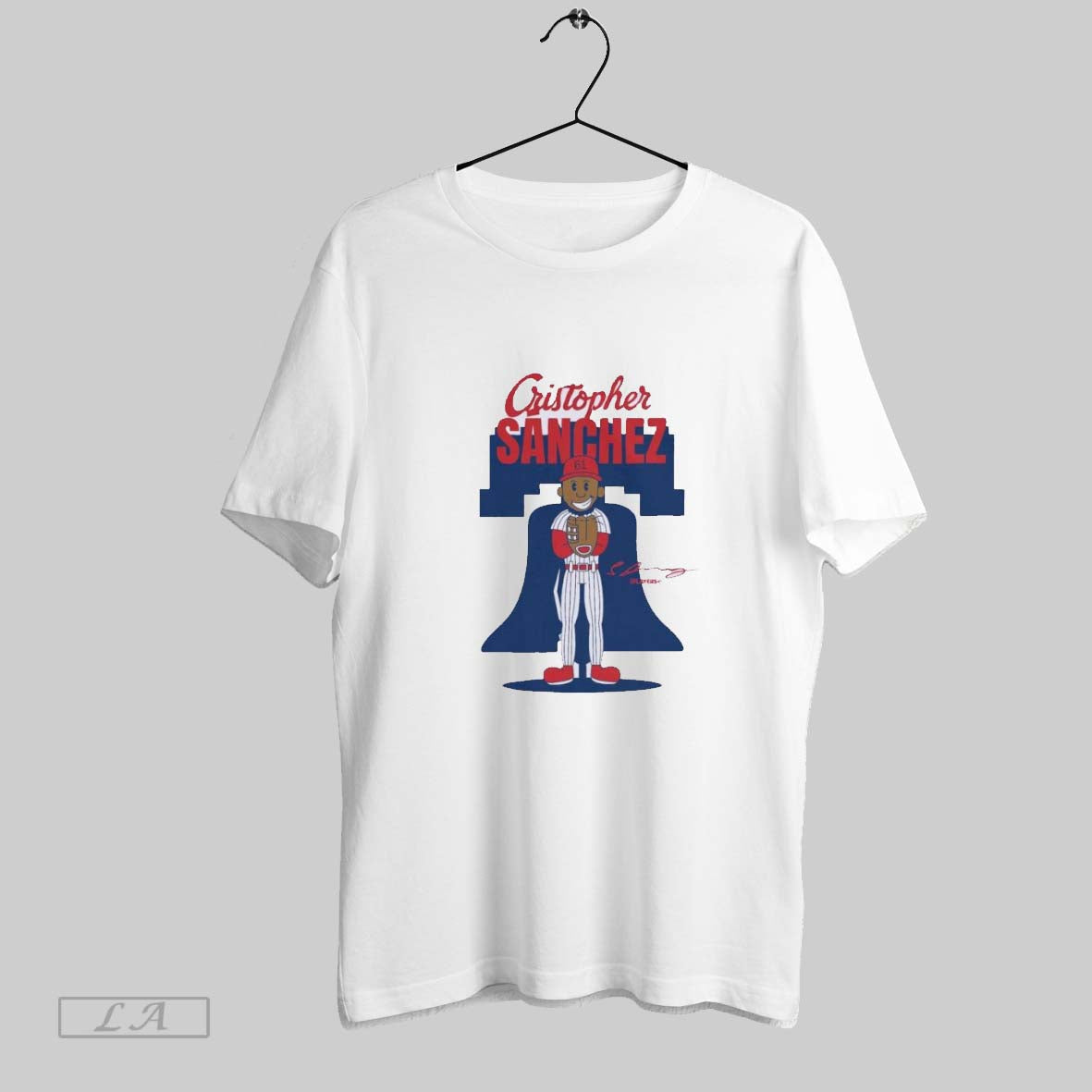 Original Phillies Cristopher Sanchez Summer Cartoon Tee Stylish