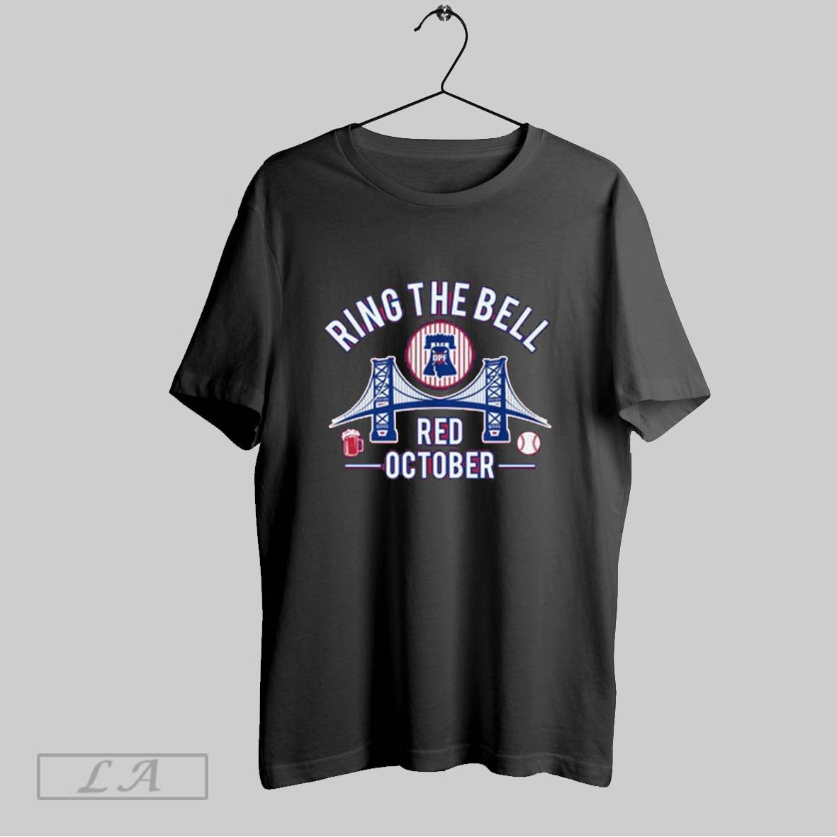 Original Phillies Red October Ring Bell 2025 Hoodie Designer Look