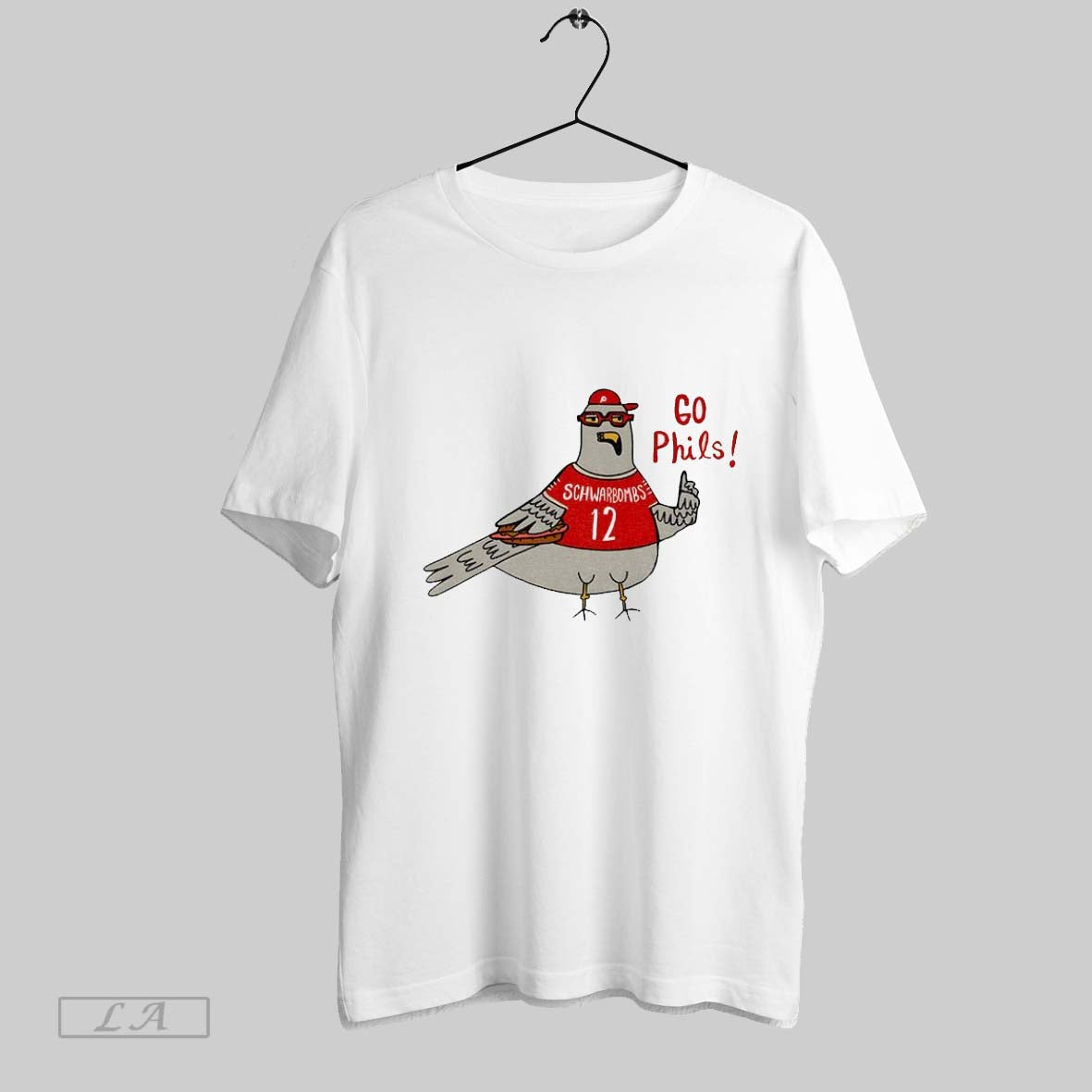 Original Pigeon Kyle Schwarber Philadelphia Phillies Schwarbomb Go