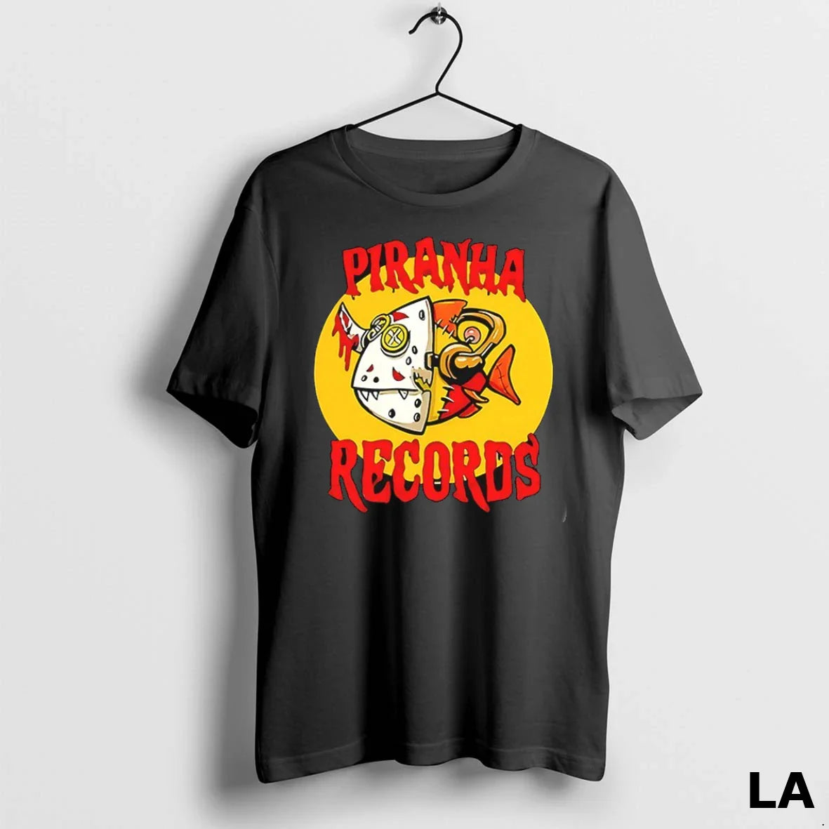 Original Piranha Records Halloween Shirt Designer Merch