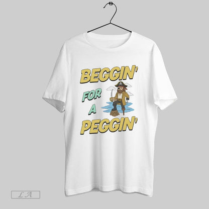 Original Pirate Beggin Peggin TShirt Elegant Art