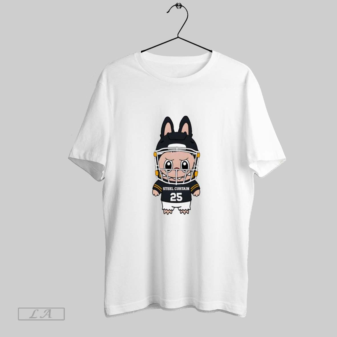 Original Pittsburgh Labubu Football Ladies Shirt Exclusive Art