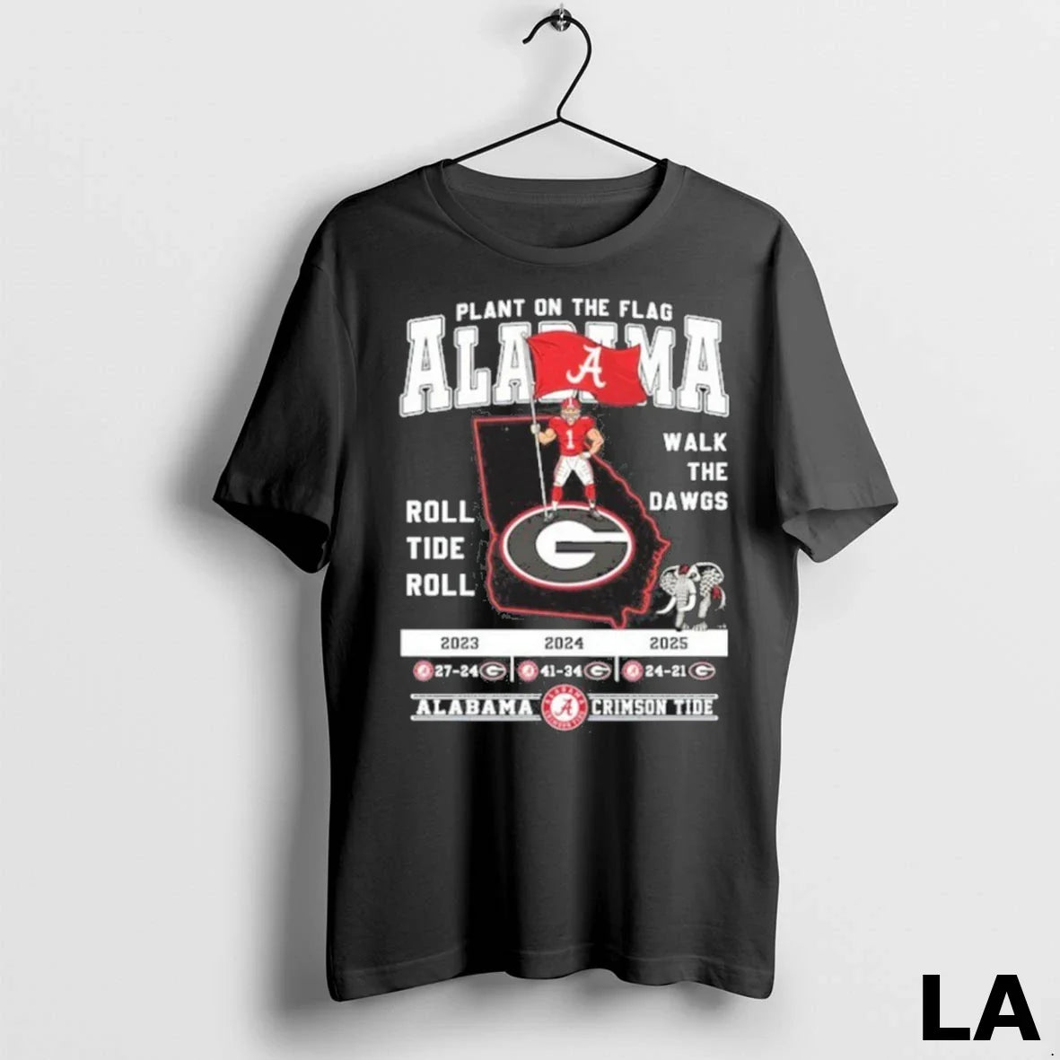 Original Plant Flag Alabama Walk Dawgs Roll Tide Roll Shirt Authentic