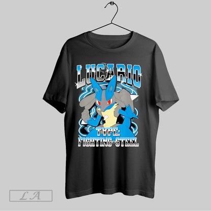 Original Pokemon Lucario Type Fighting Steel Sweatshirt Exclusive
