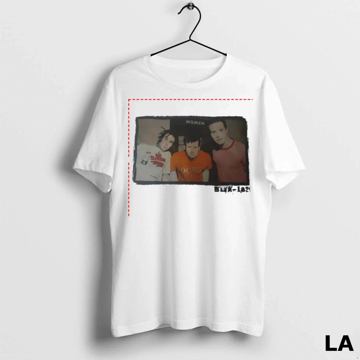 Original Pop Punk Blink 182 Photo TShirt Unique Art