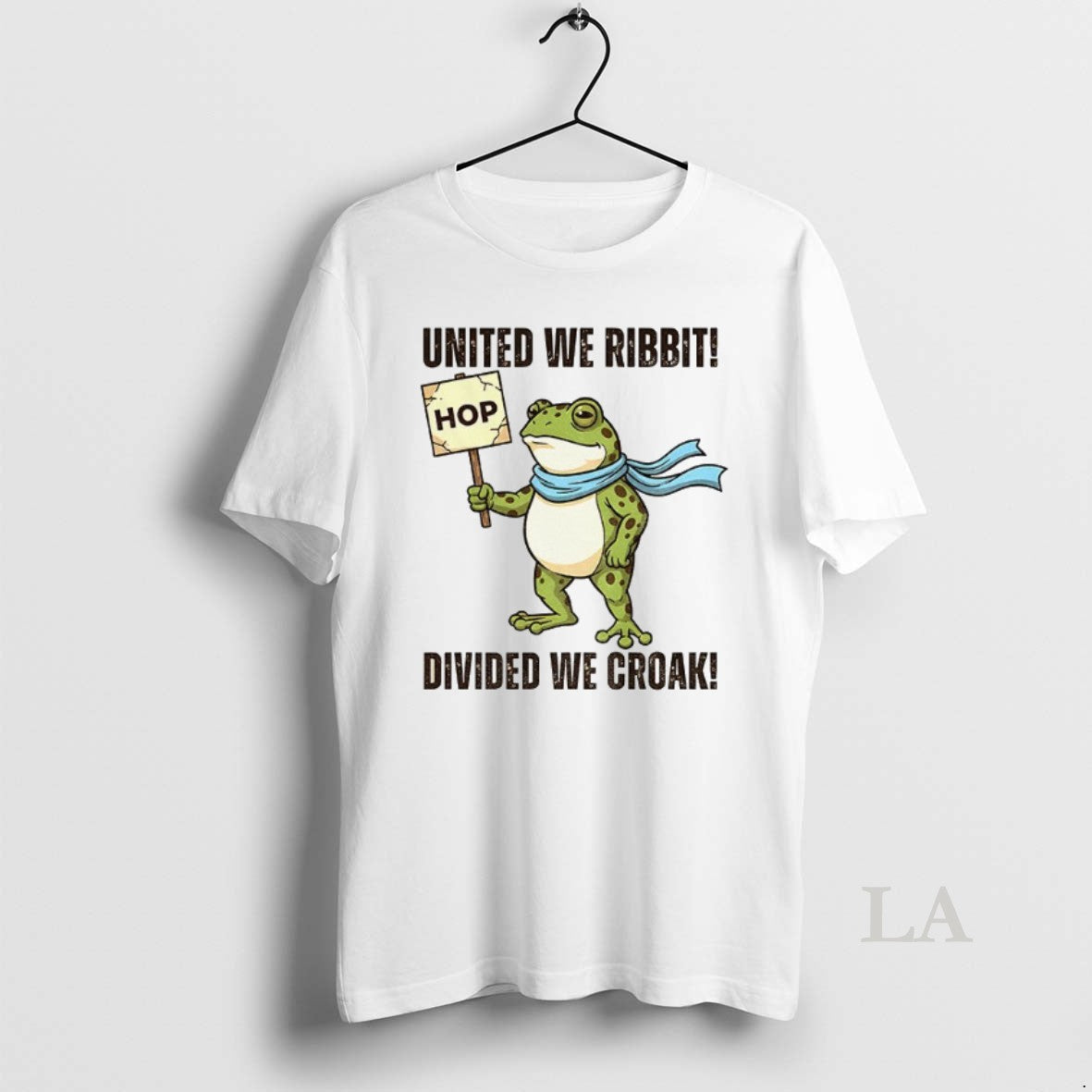 Original Portland Frog 2025 Hop United We Ribbit Divided We Croak
