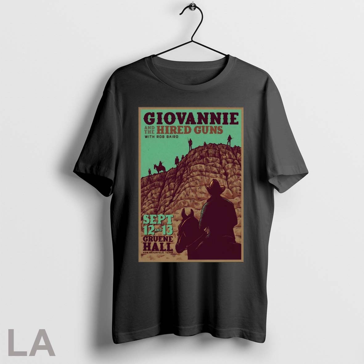 Original Poster Giovannie And Hired Guns September 12 13 2025 Gruene