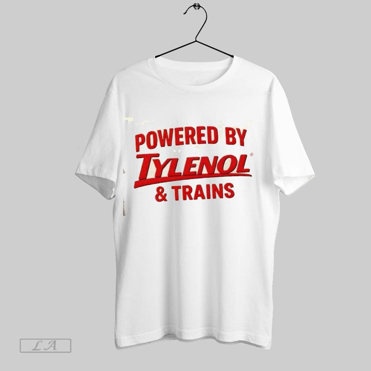 Original Powered Tylenol And Trains Long Sleeve Elegant Art