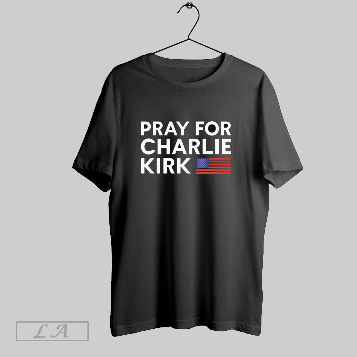 Original Pray Charlie Kirk 1993 2025 Usa Flag Tee Trendy Apparel