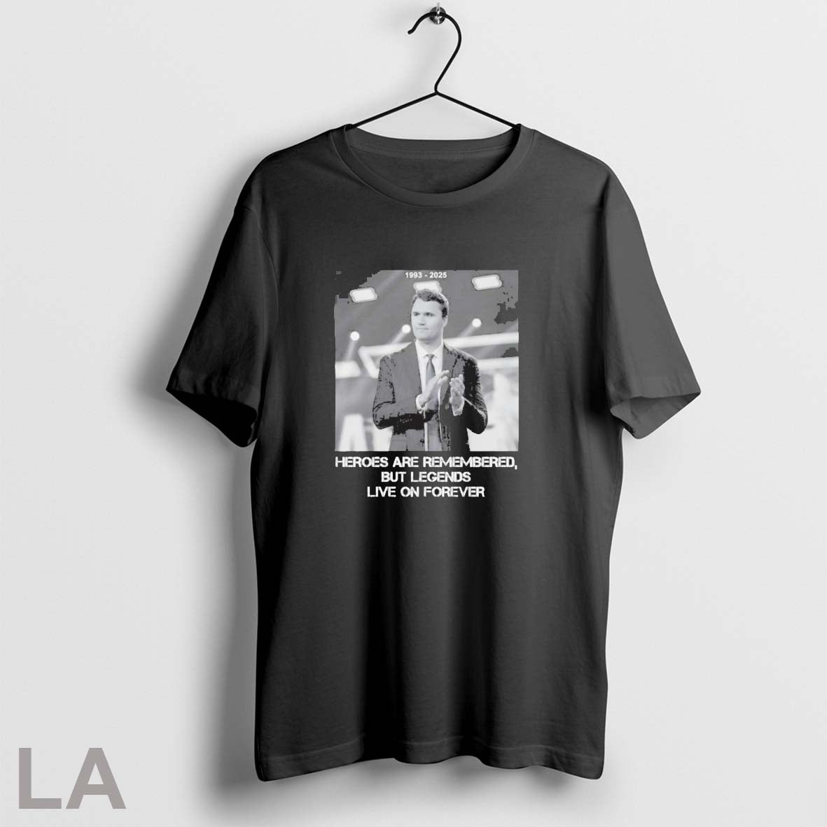 Original Pray Charlie Kirk Legends Live Forever Tee Retro Look