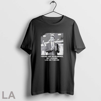 Original Pray Charlie Kirk Legends Live Forever Tee Retro Look
