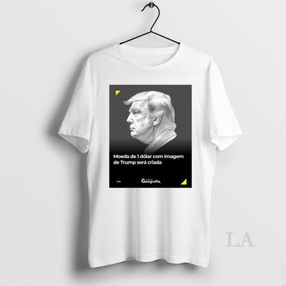 Original Presidente Donald Trump Moeda De 1 Dolar Com Imagem De Trump